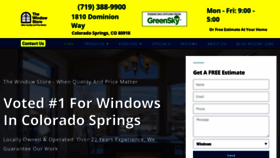 What Thewindowstorecolorado.com website looked like in 2022 (1 year ago)
