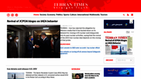 What Tehrantimes.com website looked like in 2022 (1 year ago)