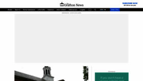 What Thegraftonnews.com website looked like in 2022 (1 year ago)