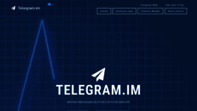 What Telegram.im website looked like in 2022 (1 year ago)