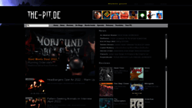 What The-pit.de website looked like in 2022 (1 year ago)