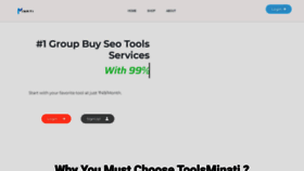 What Toolsminati.co website looked like in 2022 (1 year ago)