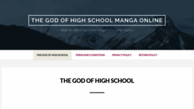 What Thegodof-highschool.com website looked like in 2022 (1 year ago)