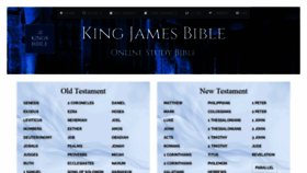 What Thekingsbible.com website looked like in 2022 (1 year ago)