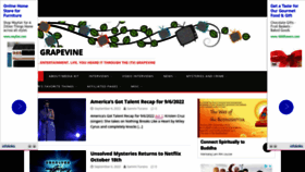 What Tvgrapevine.com website looked like in 2022 (1 year ago)