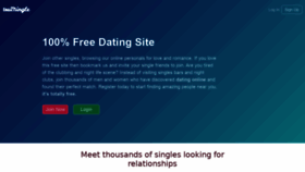 What Trumingle.com website looked like in 2022 (1 year ago)
