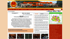 What Tanyen.bacgiang.gov.vn website looked like in 2022 (1 year ago)