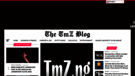 What Tmz.ng website looked like in 2022 (1 year ago)