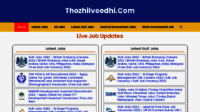 What Thozhilveedhi.com website looked like in 2022 (1 year ago)