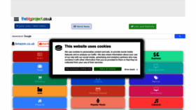 What Thebigproject.co.uk website looked like in 2022 (1 year ago)