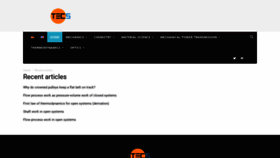 What Tec-science.com website looked like in 2022 (1 year ago)