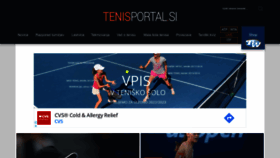 What Tenisportal.si website looked like in 2022 (1 year ago)