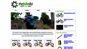 What Thebikelist.co.uk website looked like in 2022 (1 year ago)