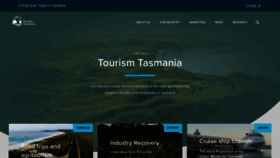 What Tourismtasmania.com.au website looked like in 2022 (1 year ago)