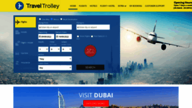 What Traveltrolley.co.uk website looked like in 2022 (1 year ago)