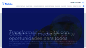 What Telefonica.com.pe website looked like in 2022 (1 year ago)