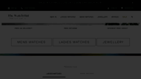 What Thewatchhut.co.uk website looked like in 2022 (1 year ago)