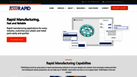 What Teamrapidtooling.com website looked like in 2022 (1 year ago)