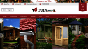 What Tuin.co.uk website looked like in 2022 (1 year ago)