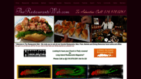 What Therestaurantsweb.com website looked like in 2022 (1 year ago)