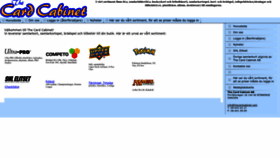 What Thecardcabinet.com website looked like in 2022 (1 year ago)