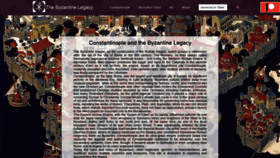 What Thebyzantinelegacy.com website looked like in 2022 (1 year ago)