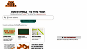 What Thewordfinder.com website looked like in 2022 (1 year ago)
