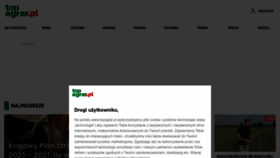 What Topagrar.pl website looked like in 2022 (1 year ago)