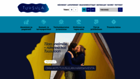 What Tuusula.fi website looked like in 2022 (1 year ago)