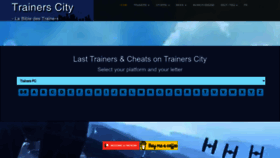 What Trainerscity.com website looked like in 2022 (1 year ago)