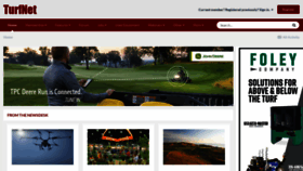 What Turfnet.com website looked like in 2022 (1 year ago)