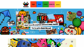 What Tocaboca.com website looked like in 2022 (1 year ago)