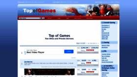 What Topofgames.com website looked like in 2022 (1 year ago)