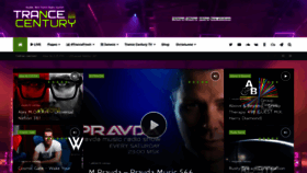 What Trancecentury.com website looked like in 2022 (1 year ago)