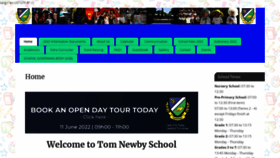 What Tomnewbyschool.co.za website looked like in 2022 (1 year ago)