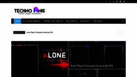 What Technoanis.com website looked like in 2022 (1 year ago)