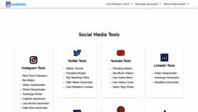 What Tucktools.com website looked like in 2022 (1 year ago)