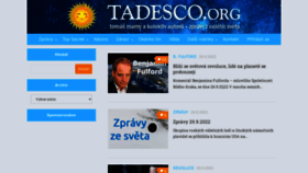 What Tadesco.org website looked like in 2022 (1 year ago)