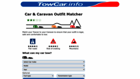 What Towcar.info website looked like in 2022 (1 year ago)