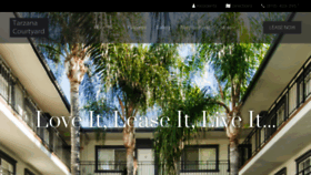 What Tarzanacourtyardapts.com website looked like in 2022 (2 years ago)