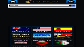 What Tvnov.com website looked like in 2022 (1 year ago)