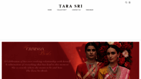 What Tarasri.in website looked like in 2022 (1 year ago)