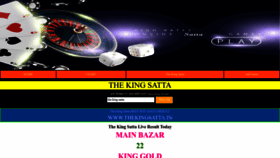 What Thekingsatta.in website looked like in 2022 (1 year ago)