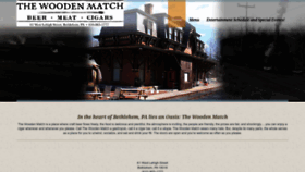 What Thewoodenmatch.com website looked like in 2022 (1 year ago)
