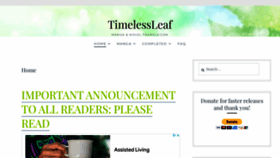 What Timelessleaf.com website looked like in 2022 (1 year ago)