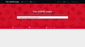 What Theasmrindex.com website looked like in 2022 (1 year ago)