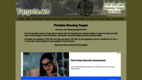 What Targets.ws website looked like in 2022 (1 year ago)