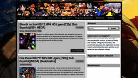What Tuanimeligero.net website looked like in 2022 (1 year ago)