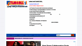 What Tlm4all.com website looked like in 2022 (1 year ago)