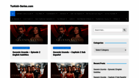 What Turkish-series.com website looked like in 2022 (1 year ago)